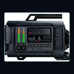 Blackmagic URSA Pro camcorder — available to hire from RFPI
