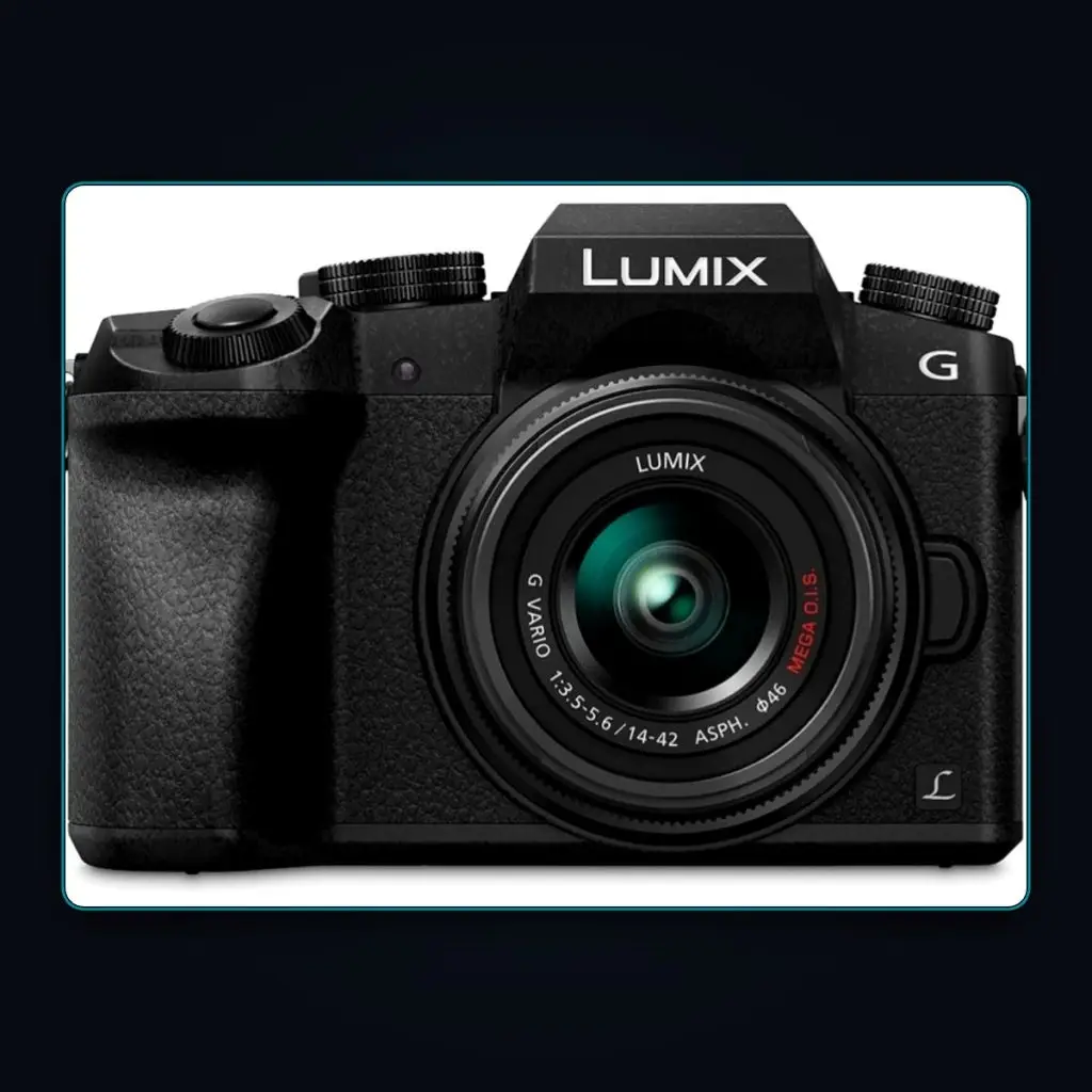 Panasonic Lumix G7 vlogging camera — available to hire from RFPI