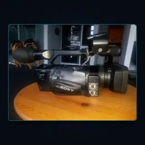 Sony Z1E camcorder — available to hire from RFPI
